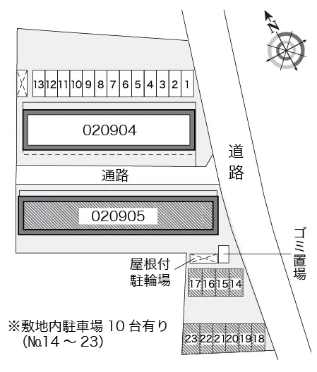 ★手数料０円★久留米市御井町　月極駐車場（LP）